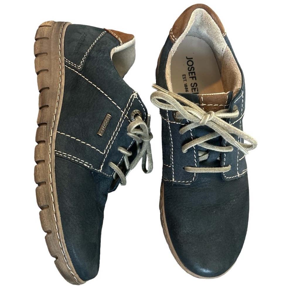 JOSEF SEIBEL STEFFI 59 Sneakers Size 38 EU 7/7.5 US Navy Blue